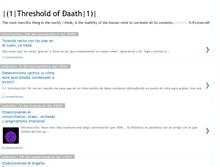 Tablet Screenshot of daathreshold.blogspot.com
