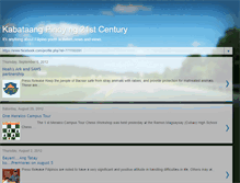 Tablet Screenshot of kabataangpinoyng21stcentury.blogspot.com