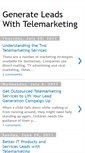Mobile Screenshot of generate-leads-with-telemarketing.blogspot.com