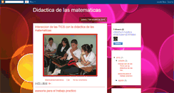 Desktop Screenshot of didacticaenlasmatematicas.blogspot.com