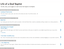 Tablet Screenshot of deafbaptist.blogspot.com