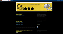 Desktop Screenshot of miamiloveshouse.blogspot.com