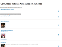Tablet Screenshot of jamendomexico.blogspot.com