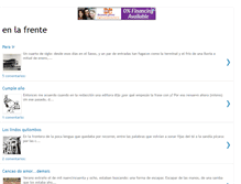 Tablet Screenshot of enlafrente.blogspot.com