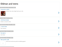 Tablet Screenshot of oldman-and-teens.blogspot.com