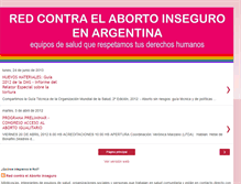 Tablet Screenshot of contraelabortoinseguro.blogspot.com