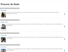 Tablet Screenshot of presumedemoda.blogspot.com