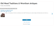 Tablet Screenshot of oldwoodtraditions.blogspot.com