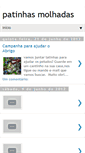Mobile Screenshot of patinhasmolhadas.blogspot.com