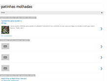 Tablet Screenshot of patinhasmolhadas.blogspot.com