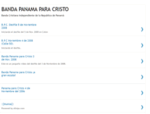 Tablet Screenshot of bandapanamaparacristo.blogspot.com