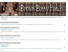 Tablet Screenshot of brownbunnypatch.blogspot.com