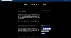 Desktop Screenshot of from-anything-to-everything.blogspot.com