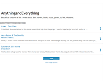 Tablet Screenshot of from-anything-to-everything.blogspot.com