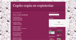 Desktop Screenshot of copitocopistera.blogspot.com