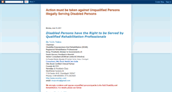 Desktop Screenshot of disabilityempowerment.blogspot.com