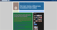 Desktop Screenshot of free-earn-money21.blogspot.com