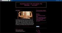 Desktop Screenshot of mammaochgravid.blogspot.com