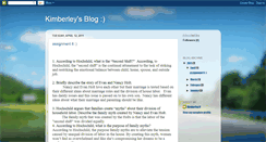 Desktop Screenshot of kimberleyv.blogspot.com