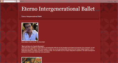 Desktop Screenshot of eternoballet.blogspot.com