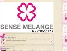 Tablet Screenshot of lojasensemelange.blogspot.com