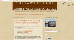 Desktop Screenshot of bechtold-law.blogspot.com