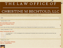 Tablet Screenshot of bechtold-law.blogspot.com