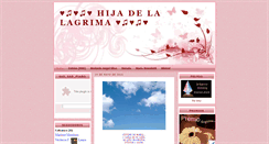 Desktop Screenshot of lagrimasdelahija.blogspot.com