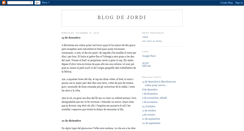 Desktop Screenshot of blogdejordi.blogspot.com