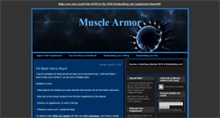 Desktop Screenshot of musclearmor.blogspot.com