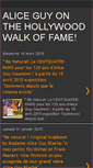 Mobile Screenshot of alice-guy-walk-of-fame.blogspot.com