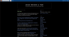 Desktop Screenshot of myuziweighsaton.blogspot.com