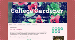 Desktop Screenshot of collegegardener.blogspot.com