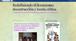 Desktop Screenshot of jornadasfeminismosomosaguas.blogspot.com