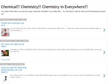 Tablet Screenshot of chemistryinlife.blogspot.com