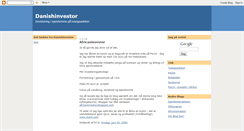 Desktop Screenshot of danishinvestor.blogspot.com