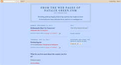 Desktop Screenshot of nataliegreen.blogspot.com