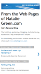 Mobile Screenshot of nataliegreen.blogspot.com