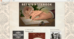 Desktop Screenshot of beths-notebook.blogspot.com