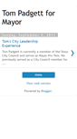 Mobile Screenshot of padgettforcouncil.blogspot.com