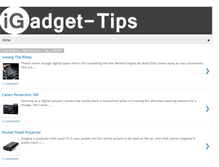 Tablet Screenshot of igadget-tips.blogspot.com