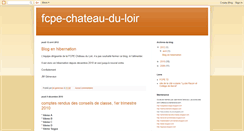 Desktop Screenshot of fcpe-chateau-du-loir.blogspot.com