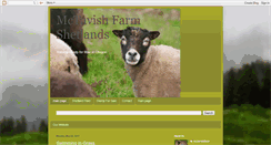 Desktop Screenshot of mctavishfarmshetlands.blogspot.com