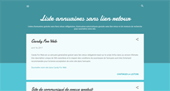 Desktop Screenshot of liste-annuaire-gratuit.blogspot.com