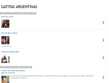 Tablet Screenshot of gatitas-argentinas.blogspot.com