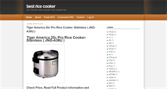 Desktop Screenshot of bestricecookerenter.blogspot.com