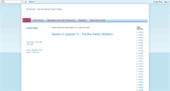 Desktop Screenshot of duckluckthebigbangtheory.blogspot.com