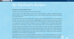 Desktop Screenshot of myhusbandsrecipes.blogspot.com