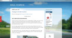 Desktop Screenshot of ainulsyariha87.blogspot.com