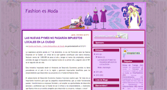 Desktop Screenshot of fashionesmoda.blogspot.com